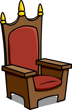 Cartoon Royal Throne.png PNG Image