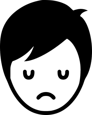 Transparent Sadness Clipart - Sad Boy Face Png, Png Download PNG image with transparent background