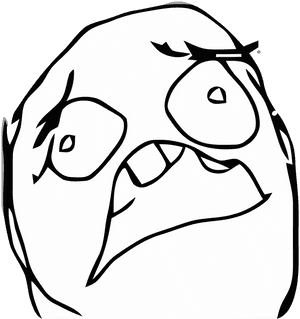 Rage Comic Faces Sad, HD Png Download PNG image with transparent background