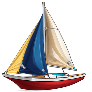 Cartoon Sailboat for Kids PNG tqe11 PNG