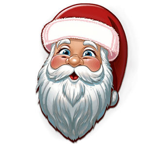 Cartoon Santa Claus PNG pos PNG image with transparent background