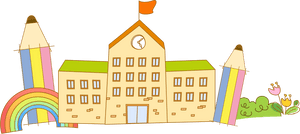School Cartoon Png, Transparent Png PNG with transparent background
