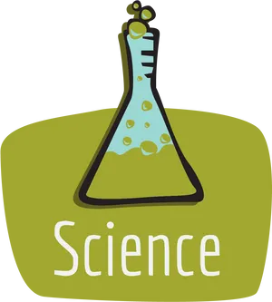 Cartoon Science Beaker PNG Image