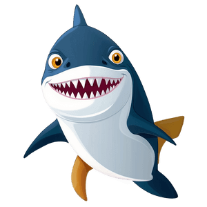 Cartoon Shark Character PNG 9 PNG image with transparent background