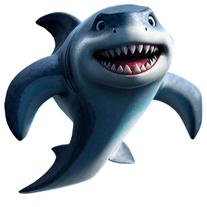 Cartoon Shark Character PNG 92 PNG image with transparent background