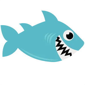 Cartoon Shark Graphic PNG Image