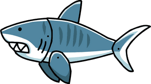 Shark Clipart Skeleton - Tiger Shark Clip Art PNG image with transparent background