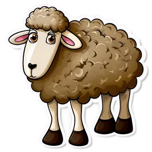 Cartoon Sheep Clipart Png Dty PNG Image