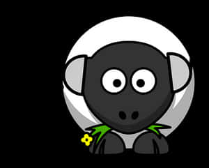 Cartoon Sheepin Pokeball Design PNG image with transparent background