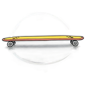 Cartoon Skateboard Deck Drawing Png Aad6 PNG Image