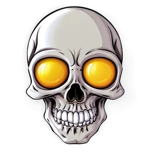 Cartoon Skull Face Character Png 17 PNG Image