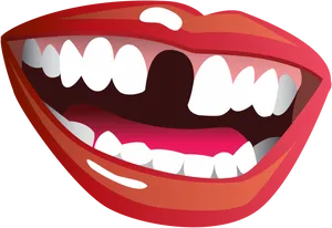 Cartoon Smile Graphic PNG Image