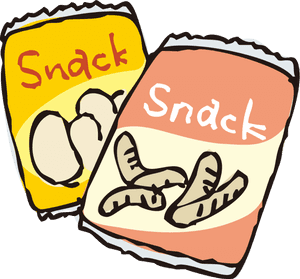 Junk Food Snack Donuts Clip Art - Snack Clipart, HD Png Download PNG