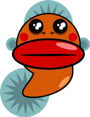 Cartoon Sock Monkey Vector PNG Image