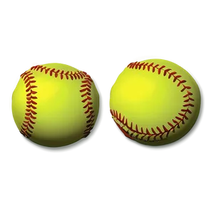 Cartoon Softball Clipart Png Dse PNG Image