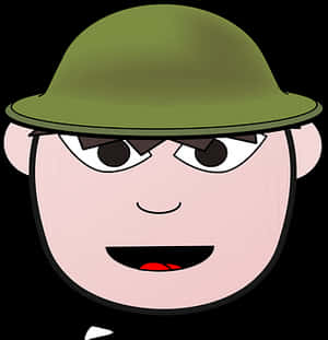 Cartoon Soldier Character PNG image with transparent background