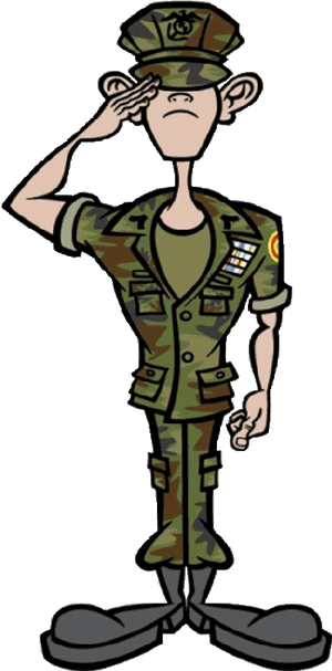 Marine Salute Cartoon , Transparent Cartoons - Soldier Salute Cartoon Png, Png Download PNG image with transparent background