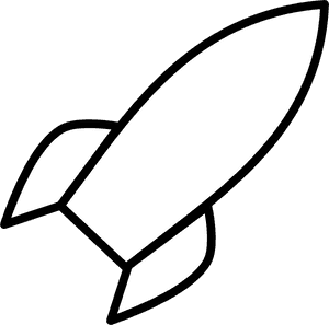 Cartoon Spaceship - Clipart Library - Spaceship Clipart Black And White, HD Png Download PNG image with transparent background