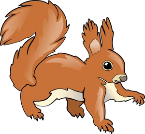 Cartoon_ Squirrel_ Illustration.png PNG Image