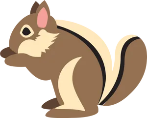 Cartoon_ Squirrel_ Side_ View.png PNG Image