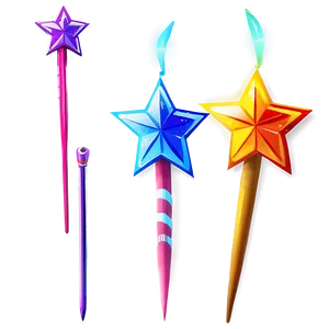 Cartoon Star Wand Png Ryi PNG Image