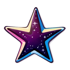 Cartoon Stars B PNG Image