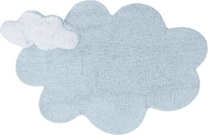 Head In The Clouds Rug And Pillow Set'Class='lazyload - Cloud Rug, HD Png Download PNG