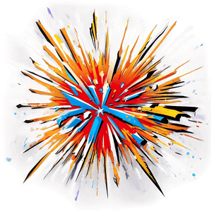 Cartoon Style Explosion Graphic PNG lgb81 PNG image with transparent background