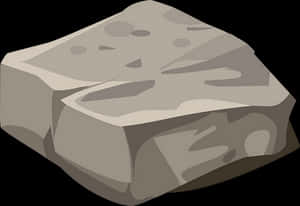 Cartoon Stylized Rocks Illustration PNG image with transparent background
