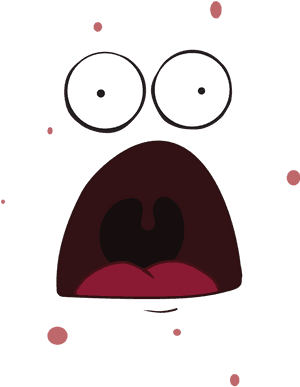 Surprised Patrick Shirt Marizzo Surprised Patrick Shirt - Illustration, HD Png Download PNG image with transparent background