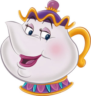 Cartoon Teapot Beauty And The Beast Clipart , Png Download - Cartoon Mrs Potts Beauty And The Beast, Transparent Png PNG image with transparent background