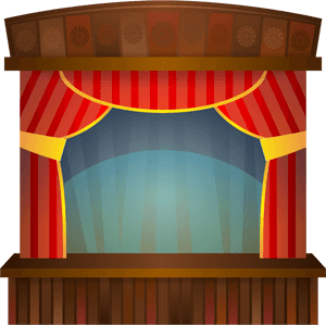 Stage 555px - Theatre Clipart, HD Png Download PNG with transparent background