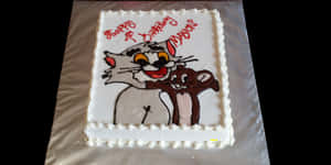 Birthday Cake Tom & Jerry - Birthday Cake PNG image with transparent background
