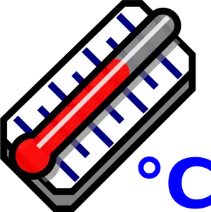 Cartoon Thermometer Celsius PNG Image