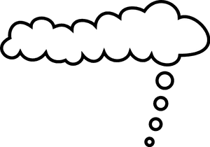 Clip Art Panda Free - Cloud Think Png, Transparent Png PNG