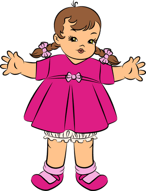 Clipart Png Doll - Doll Clipart, Transparent Png PNG with transparent background