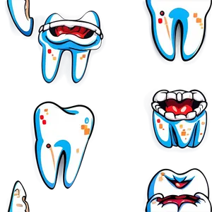 Cartoon Tooth Clipart Png Alx1 PNG Image