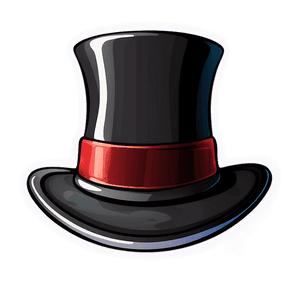 Cartoon Top Hat Clipart PNG qpv PNG image with transparent background