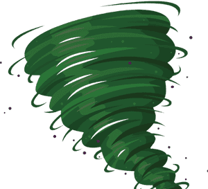 Green Tornado Png Download - Mister Twisters Hartlepool, Transparent Png PNG image with transparent background