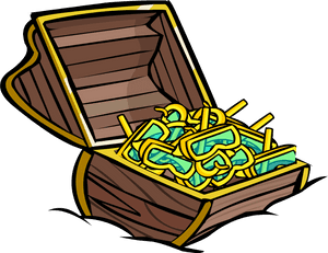Yellow Snorkel Treasure Chest, HD Png Download PNG image with transparent background