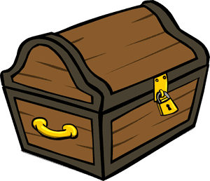 Treasure Chest Id 305 Sprite Club - Treasure Chest Cartoon Transparent, HD Png Download PNG image with transparent background