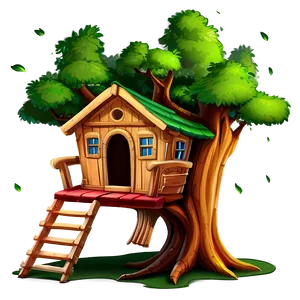 Cartoon Tree House Png 06282024 PNG Image