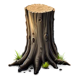 Cartoon Tree Stump Png Rpa22 PNG Image