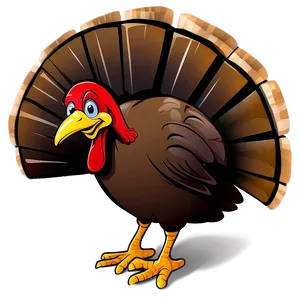 Cartoon Turkey C PNG Image