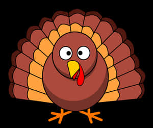 Cartoon Turkey Illustration PNG image with transparent background
