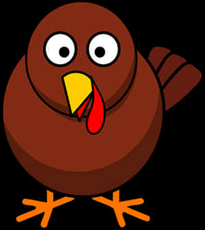 Cartoon Turkey Illustration PNG image with transparent background