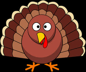 Cartoon Turkey Illustration PNG image with transparent background