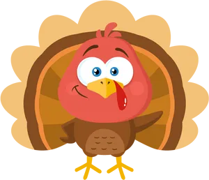 Cartoon Turkey Illustration PNG Image