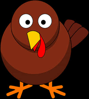 Cartoon Turkey Illustration PNG image with transparent background