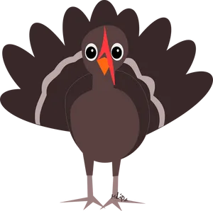 Cartoon Turkey Illustration PNG Image